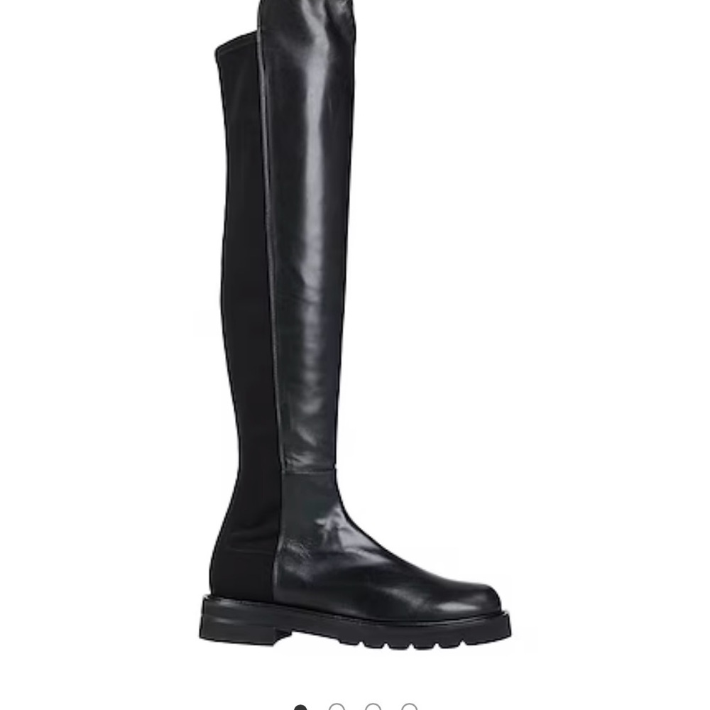 Stuart Weitzman 5050 Flat boots Women’s Black Leather